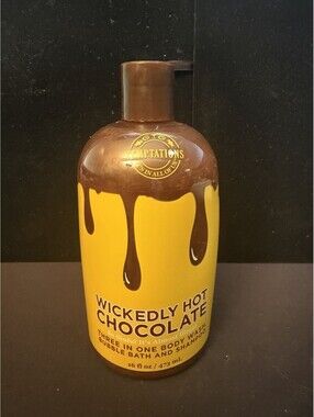 Bath & Body Works Temptations ~ Wickedly Hot Chocolate ~ 3 IN 1 SIZE 16 oz Rare